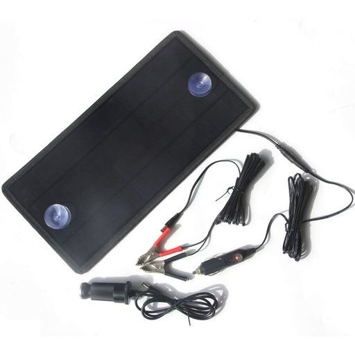 12W 18V Monocrystalline Solar Panel Cell Battery Charger