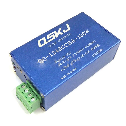 DC-DC Converter 10.8-35V to 35-63V 100W CC Step Up Module QS-1248CCBA-100W